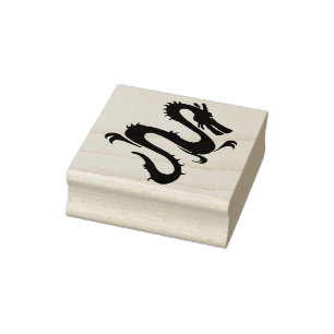 Tampons Encreurs Timbre d'art dragon chinois