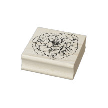 Timbre d'art en bois de floraison Begonia