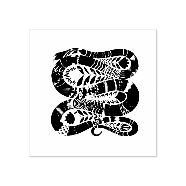 Tampons Encreurs Timbre d'art en bois de serpent (Impression)