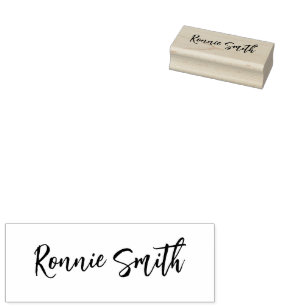 Tampons Encreurs Timbre d'art en bois de signature
