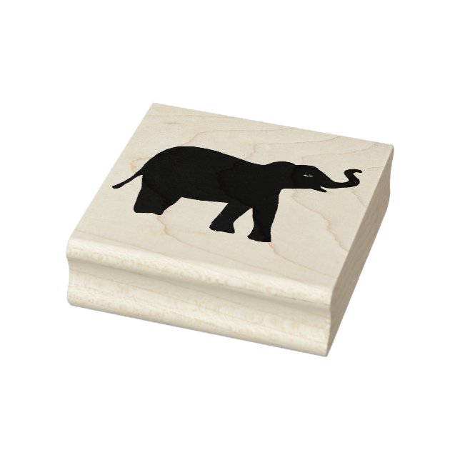 Tampons Encreurs Timbre d'art en bois éléphant (Tampon)
