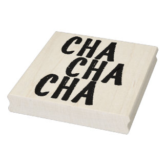 Tampons Encreurs Timbre d'art en caoutchouc Cha Cha Retro