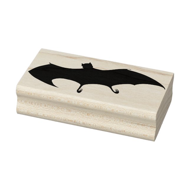 Tampons Encreurs Timbre d'art en caoutchouc Halloween Bat Silhouett (Tampon)