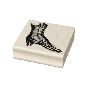 Tampons Encreurs Timbre d'art en caoutchouc pour bottes victorienne