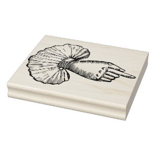 Tampons Encreurs Timbre d'art en caoutchouc pour doigt Vintage fant