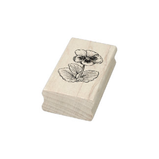 Tampons Encreurs Timbre d'Art Pansy