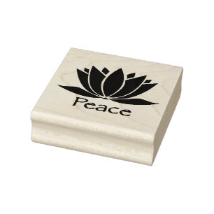 Tampons Encreurs Timbre d'art Peace Wood