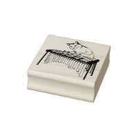 timbre d'art pour chat musical
