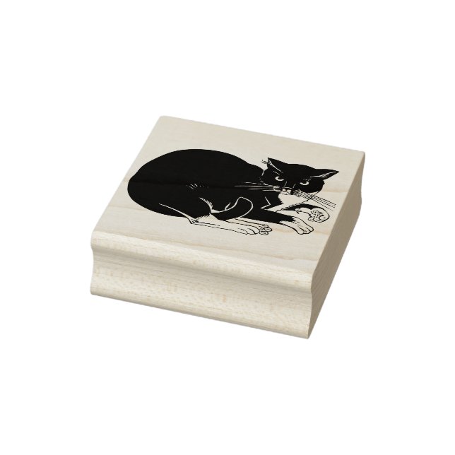 Tampons Encreurs timbre d'art pour chat tuxedo (Tampon)