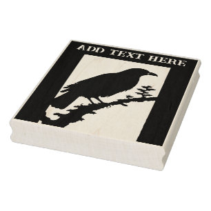 Tampons Encreurs Timbre d'art Raven Wood