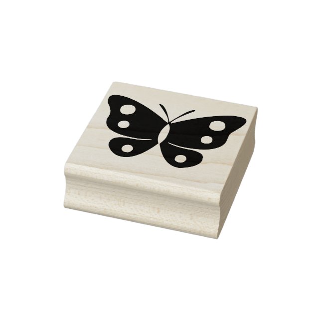 Tampons Encreurs timbre d'art silhouette papillon (Tampon)