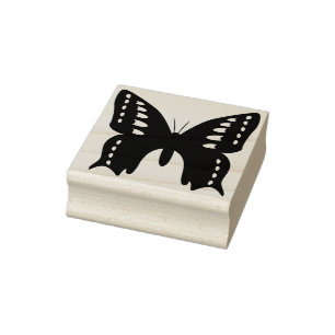 Tampons Encreurs timbre d'art silhouette papillon