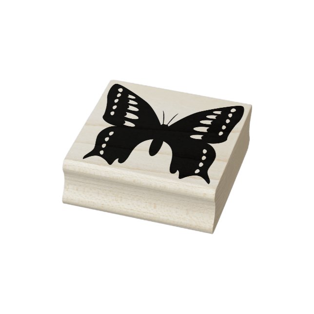 Tampons Encreurs timbre d'art silhouette papillon (Tampon)
