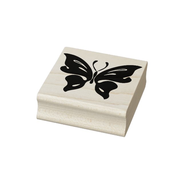 Tampons Encreurs timbre d'art silhouette papillon (Tampon)