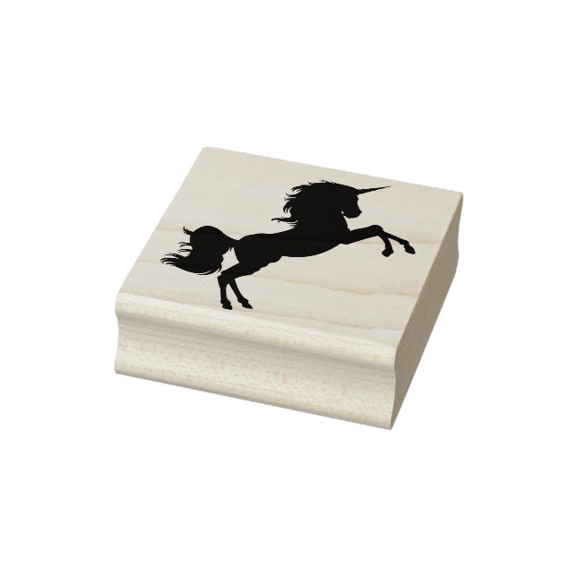 Tampons Encreurs timbre d'art silhouette unicorne (Tampon)