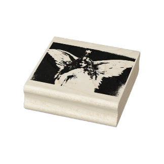 Tampons Encreurs Timbre d'art victorien Angel, Belle femme ailes