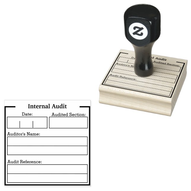 Tampons Encreurs Timbre d'audit interne (Tamponné)