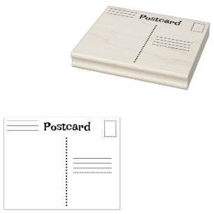 Tampons Encreurs Timbre de carte postale personnalisée