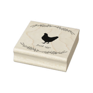 Tampons Encreurs Timbre de carton d'oeuf Vintage sucré - Oeufs fra
