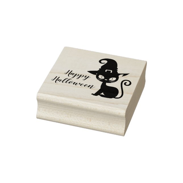 Tampons Encreurs Timbre de chat d'Halloween (Tampon)