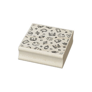 Tampons Encreurs Timbre de Doodles du Ramadan