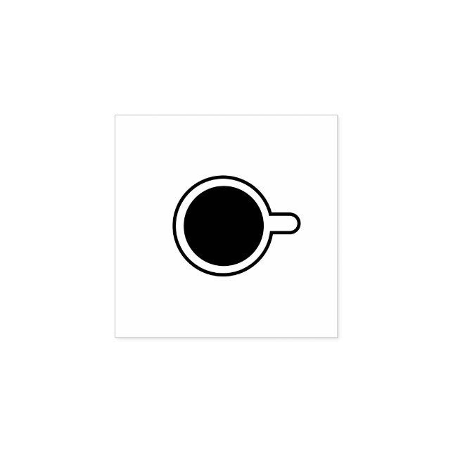 Tampons Encreurs Timbre de fidélité de la coupe de café (Impression)