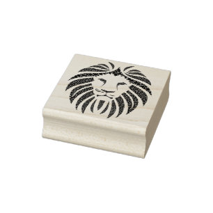 Tampons Encreurs timbre de la tête de lion africaine