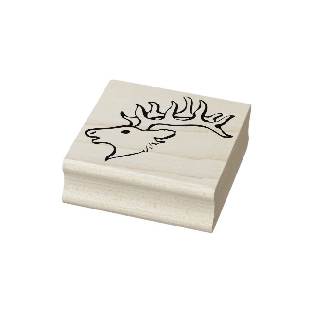 Tampons Encreurs timbre de la tête de renne (Tampon)