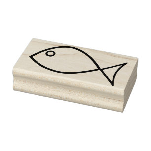 Tampons Encreurs timbre de l'art du poisson jésus