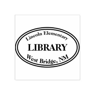 Tampons Encreurs Timbre de livre de bibliothèque d'école