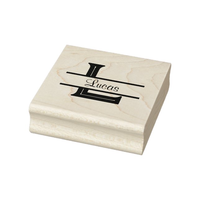 Tampons Encreurs Timbre de nom Lucas et timbre de monogramme (Tampon)