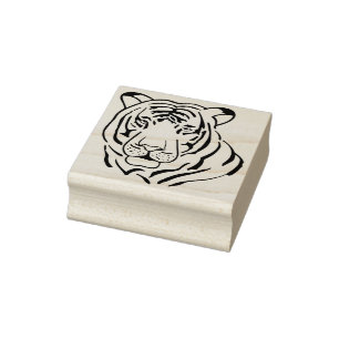 Tampons Encreurs timbre de tigres