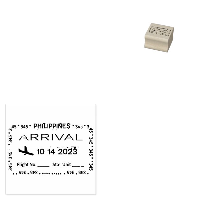 Tampons Encreurs Timbre d'entrée Fausse amusant | PHILIPPINES (Tamponné)