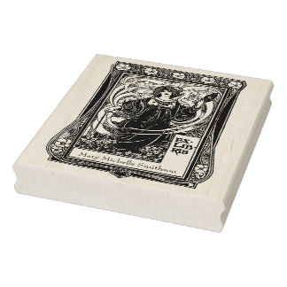Tampons Encreurs Timbre des bibliothèques personnelles Vintage chic