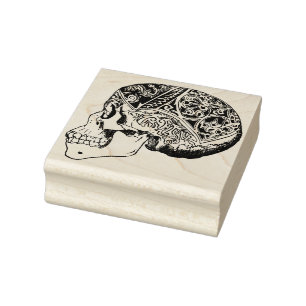 Tampons Encreurs Timbre d'illustration d'art calavera
