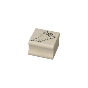 Tampons Encreurs Timbre d'illustration fantôme en lambeaux