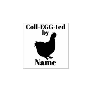 Tampons Encreurs Timbre d'Oeufs pour enfants - Rhode Island Red Hen