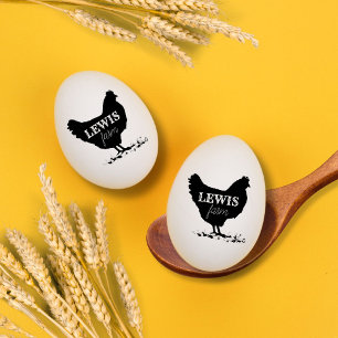 Tampons Encreurs Timbre Elégant Oeuf Personnalisé