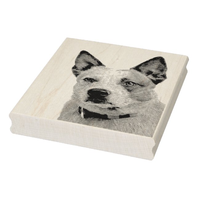 Tampons Encreurs Timbre en caoutchouc australien Cattle Dog (Tampon)