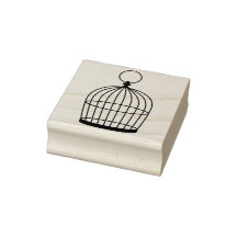 Timbre en caoutchouc Birding Simple