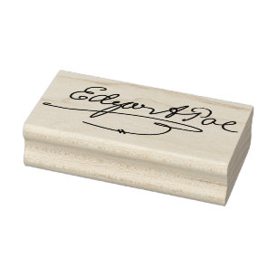 Tampons Encreurs Timbre en caoutchouc d'art de signature d'Edgar