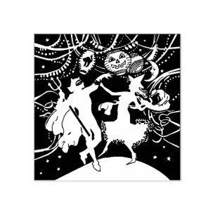 Tampons Encreurs Timbre en caoutchouc de danse Masquerade Halloween