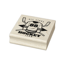 Tampons Encreurs Timbre en caoutchouc de hockey