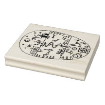 Timbre en caoutchouc de rêve Rituel Shaman Peyote