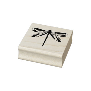 Tampons Encreurs Timbre en caoutchouc Dragonfly Art