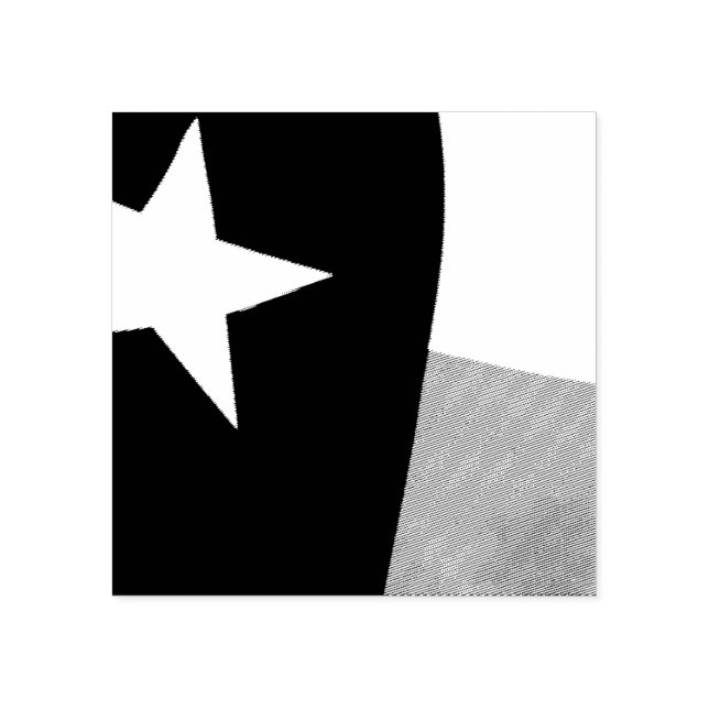 Tampons Encreurs Timbre en caoutchouc du drapeau du Texas (Impression)
