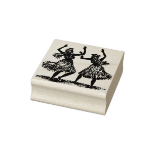 Tampons Encreurs Timbre en caoutchouc Hula Dancer
