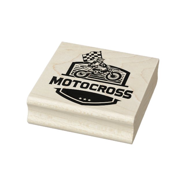 Tampons Encreurs Timbre en caoutchouc Motocross (Tampon)