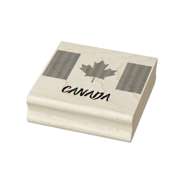 Tampons Encreurs Timbre en caoutchouc personnalisé du drapeau canad (Tampon)