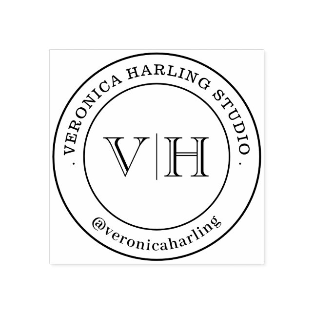 Tampons Encreurs Timbre en caoutchouc personnalisé - Grand Timbre L (Impression)